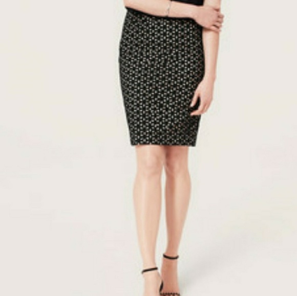 LOFT Dresses & Skirts - Loft eyelet pencil skirt